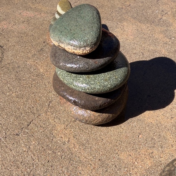 Earthy Tones Stone Sculpture - Picture 2 of 4